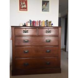 Large cedar chest of drawers