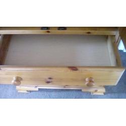 Solid pine Wardrobe with draws