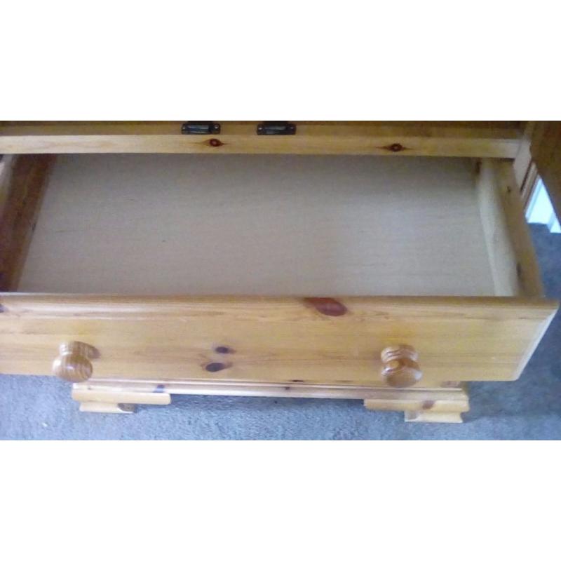Solid pine Wardrobe with draws