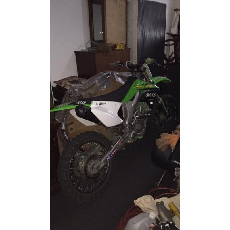 2008 kxf 250 race ready!!!!