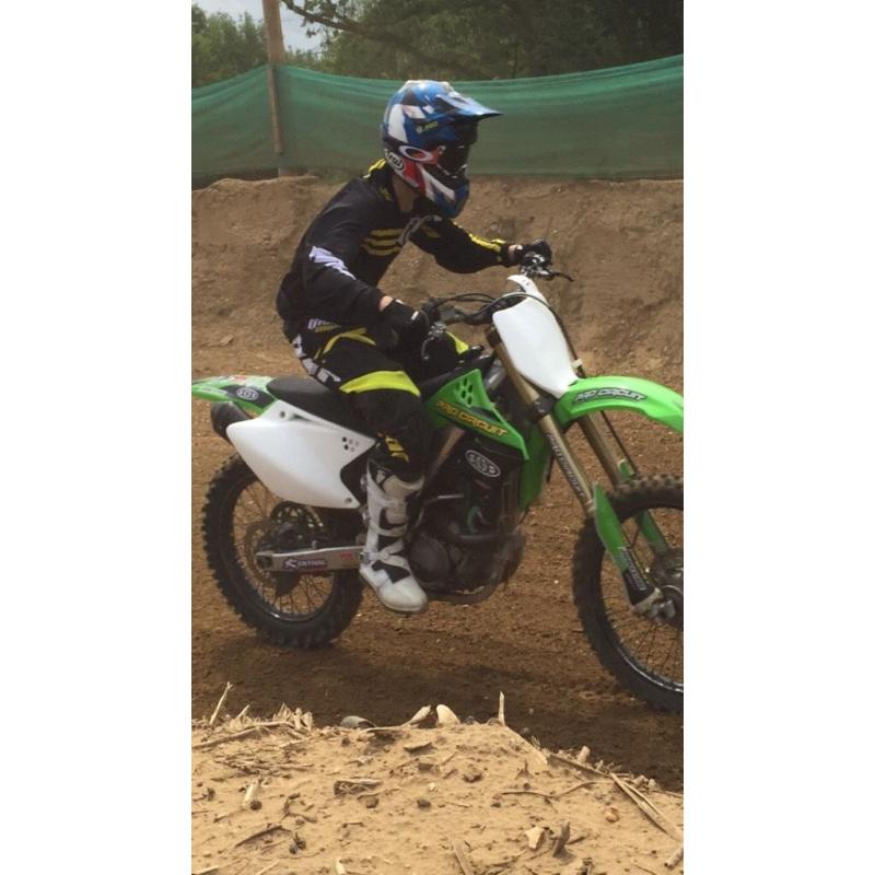 2008 kxf 250 race ready!!!!