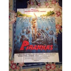 Piranha vintage movie poster 1978 French