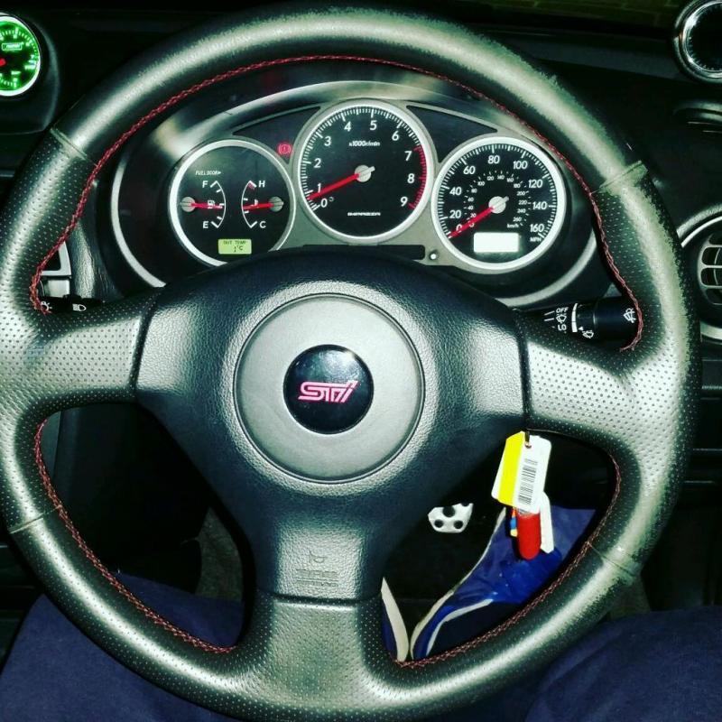Impreza sti steering wheel