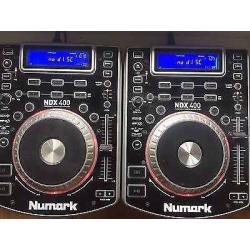 Numark NDX 400 CD/MP3/USB Player X2