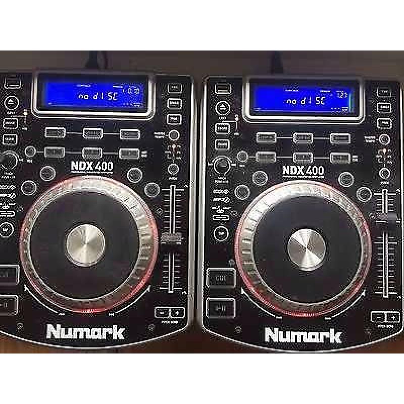 Numark NDX 400 CD/MP3/USB Player X2
