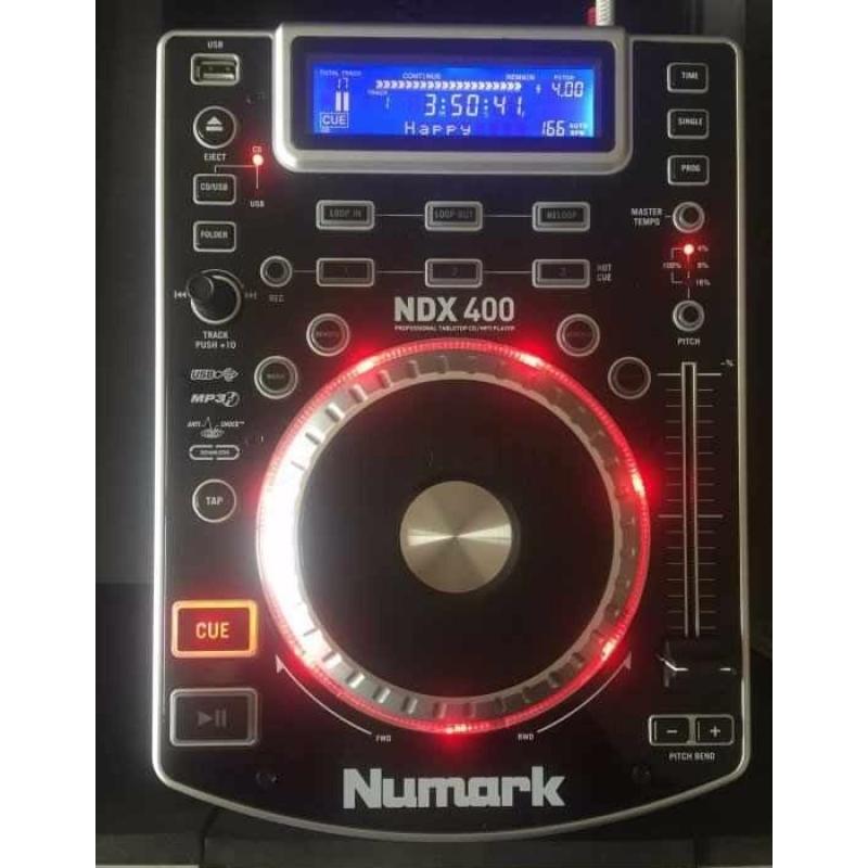 Numark NDX 400 CD/MP3/USB Player X2