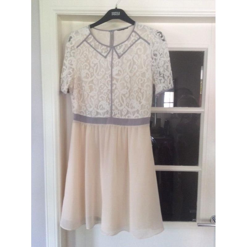 Cream dress Size 14