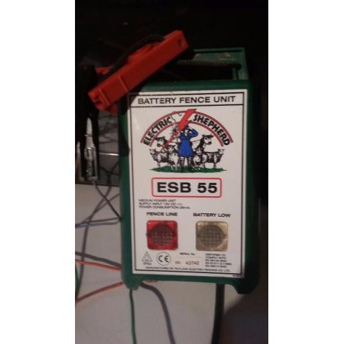Electric shepherd battery fence unit esb 55