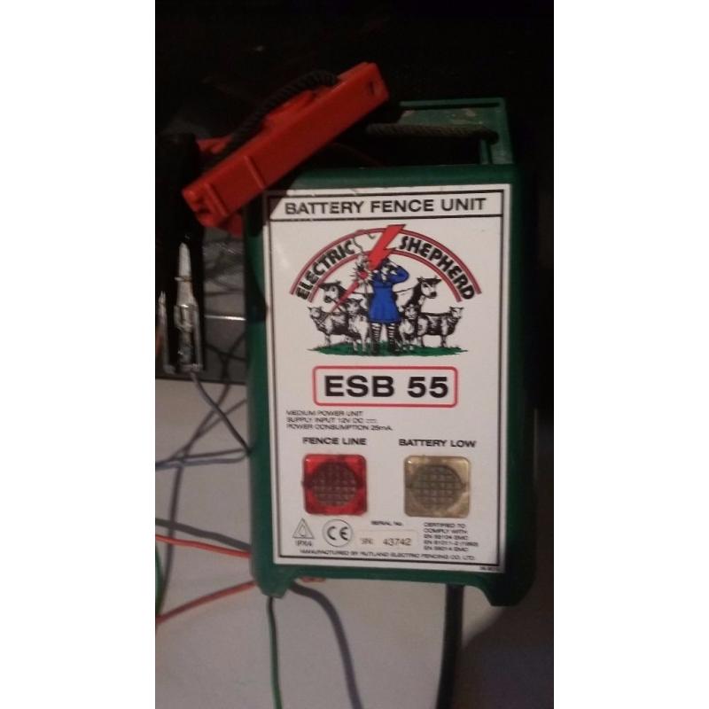 Electric shepherd battery fence unit esb 55