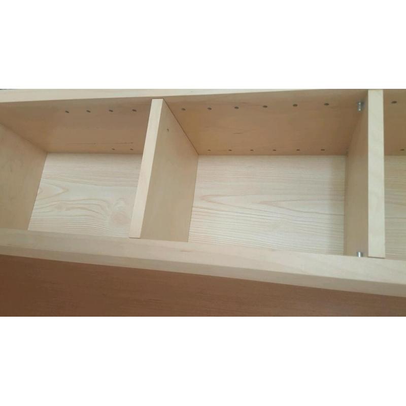 Tall wooden DVD unit - excellent condition
