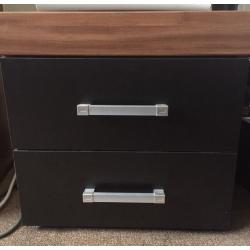 black and walnut wardrobes