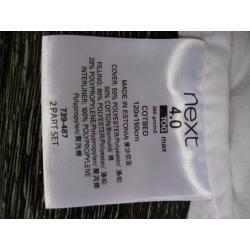 2 junior/cot bed duvets from Next- 4.0 tog lightweight