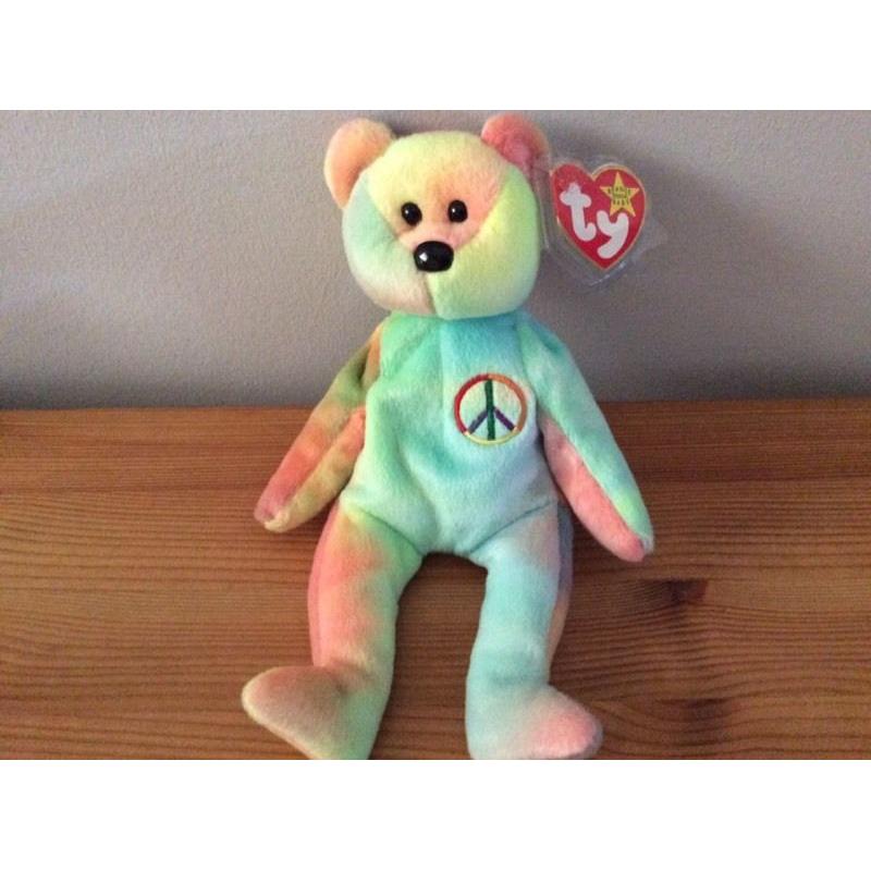 TY Retired Beanie baby- Peace