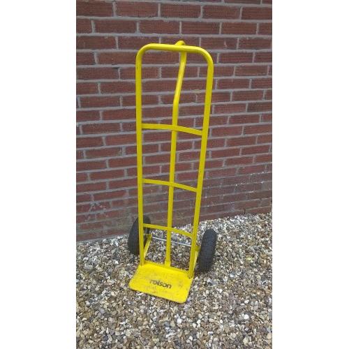 SACK TRUCK, P HANDLED WITH PNEUMATIC TYRES IN GOOD CONDITION