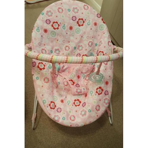 Bright starts bouquet surprise baby bouncer