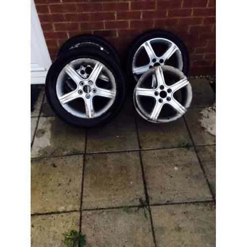 LEXUS IS200 ALLOY WHEELS ALLOYS 99 - 05 17 INCH ALLOYS 4X