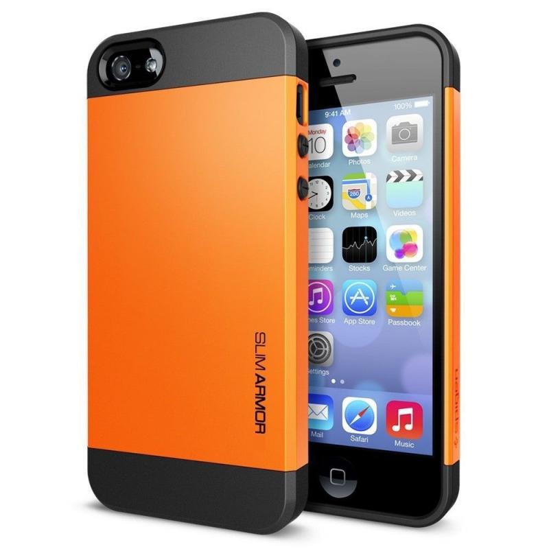 wholesale/Bulk Slim armor spigen sgp Case for iphone 5/5s cheap with screen protector