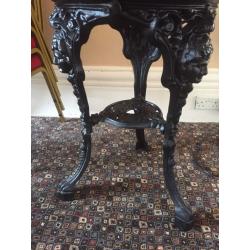 Vitorian wrought iron pub tables