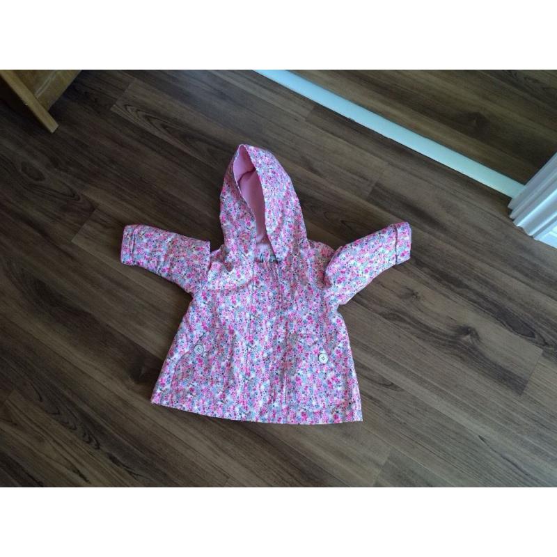 Girls next rain coat