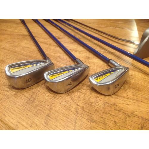 Prosimmon LEFT HANDED junior golf clubs with bag (beginner)
