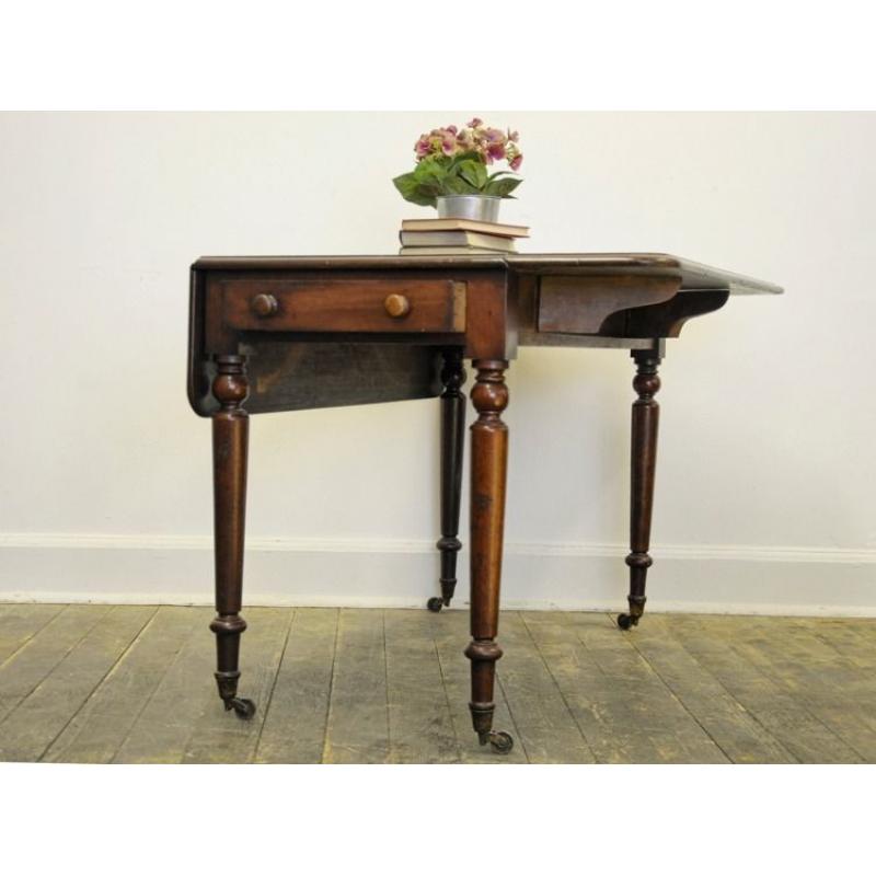 Antique Early Victorian Mahogany Pembroke Table