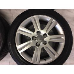 4 used 17 genuine audi a4 b8 se alloy wheels & tyres vw caddy passat seat delivery available