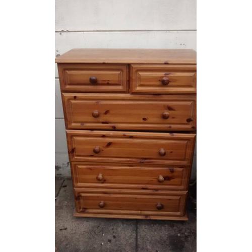 Chest drawers, 6 drawers solid wood
