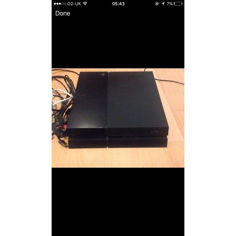 PS4 Black in Immaculate Condition