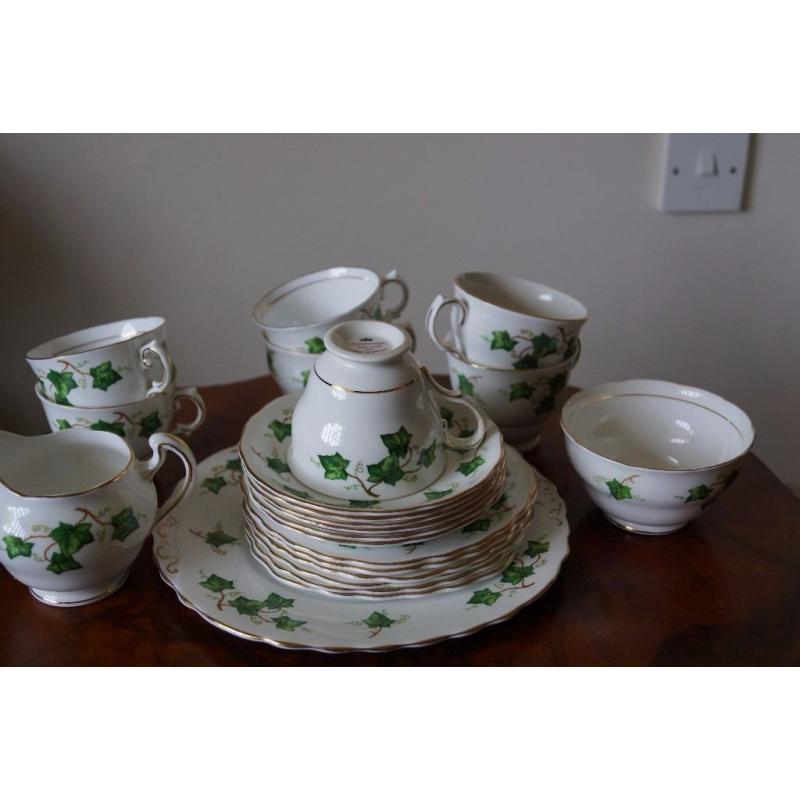 Bone China Tea Time Set - Colclough HS573 Pattern 8143