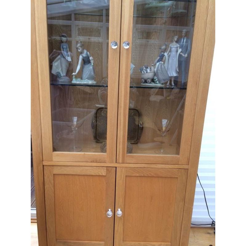 Solid oak unit from sterling furniture £150 ono