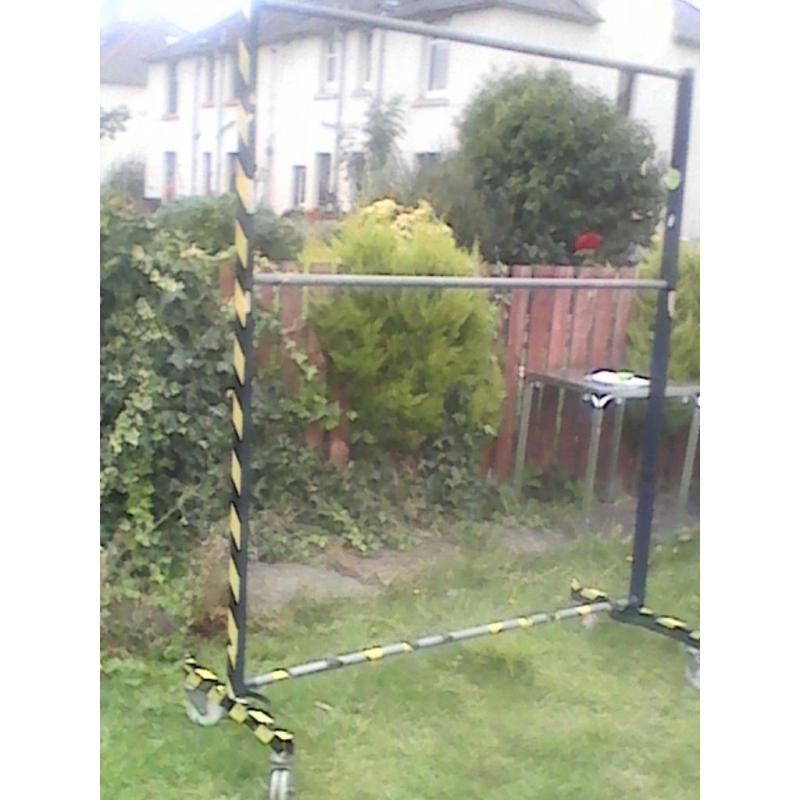 Commercial Clothes Rail x 8