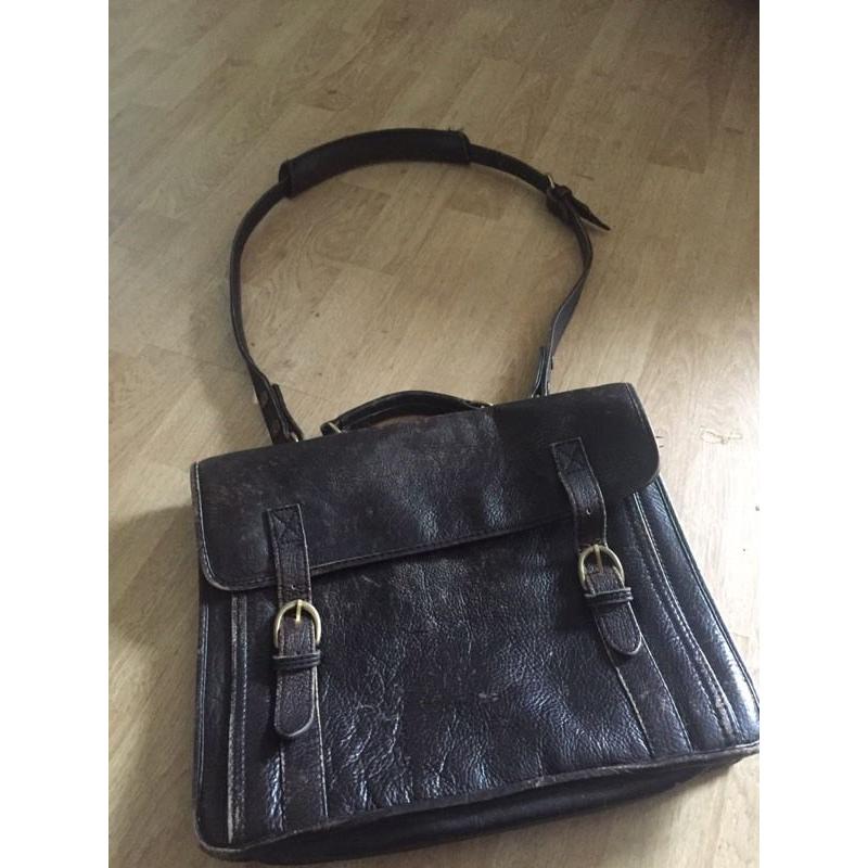 Hidesign handcrafted leather bag