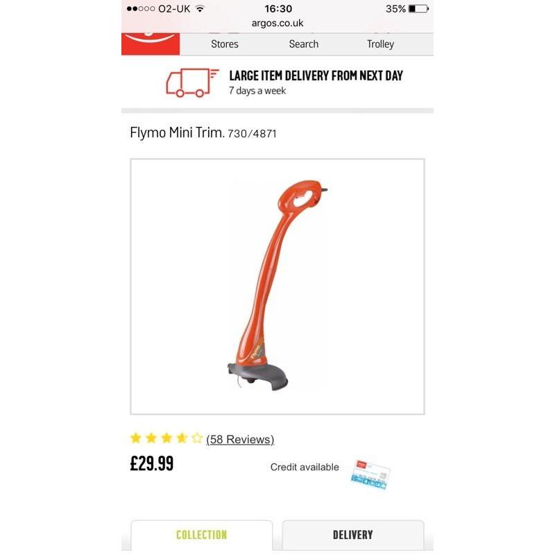 Flymo Mini Trim Strimmer