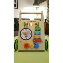 Wooden baby walker