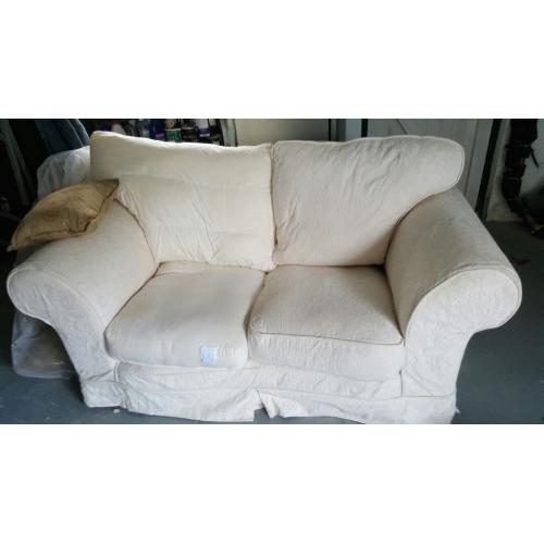 2 seated cream sofa like brand new