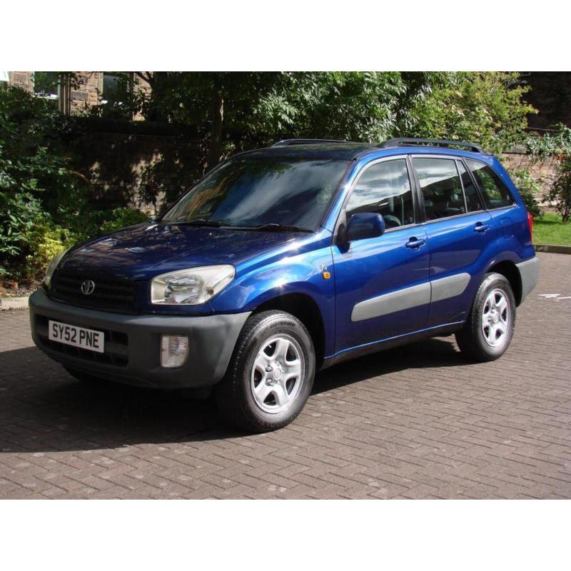 EXCELLENT 4X4!!! 52 REG TOYOTA RAV4 2.0 VVT-i NV 5dr, 1 YEAR MOT, FSH, WARRANTY