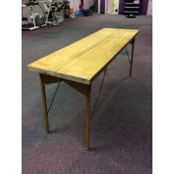 Folding wallpapering table