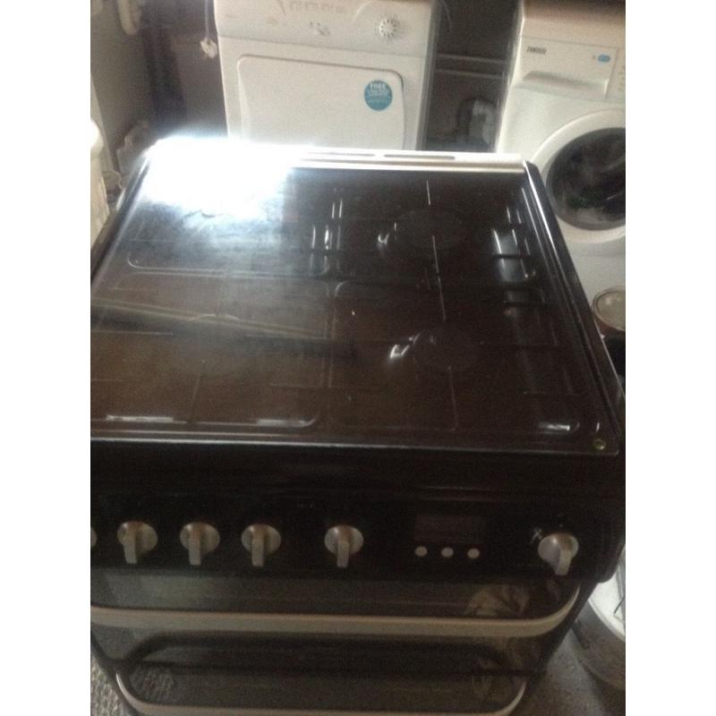 Hot point double gas oven