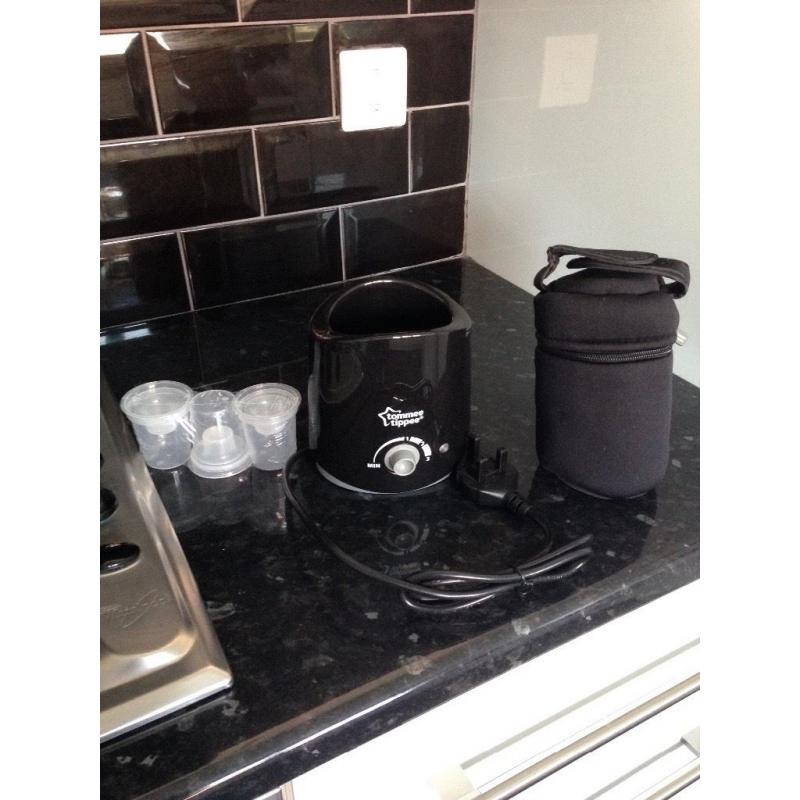 Black tommee tippee bottle warmer