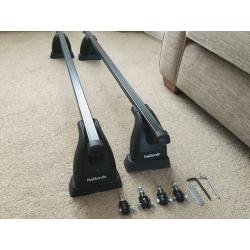 Halfords roof bars and feet