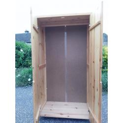 Pine double wardrobe