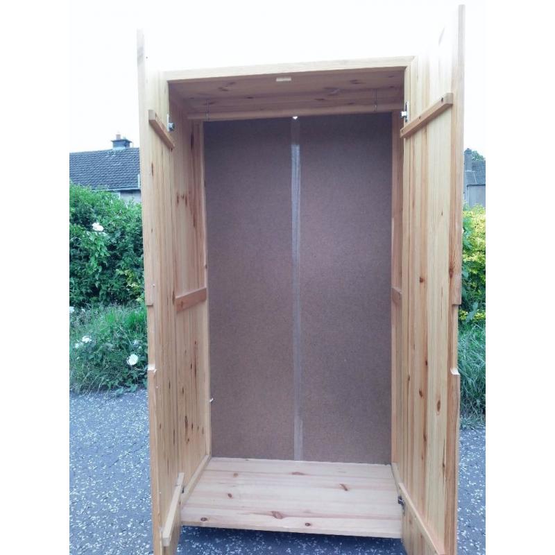 Pine double wardrobe
