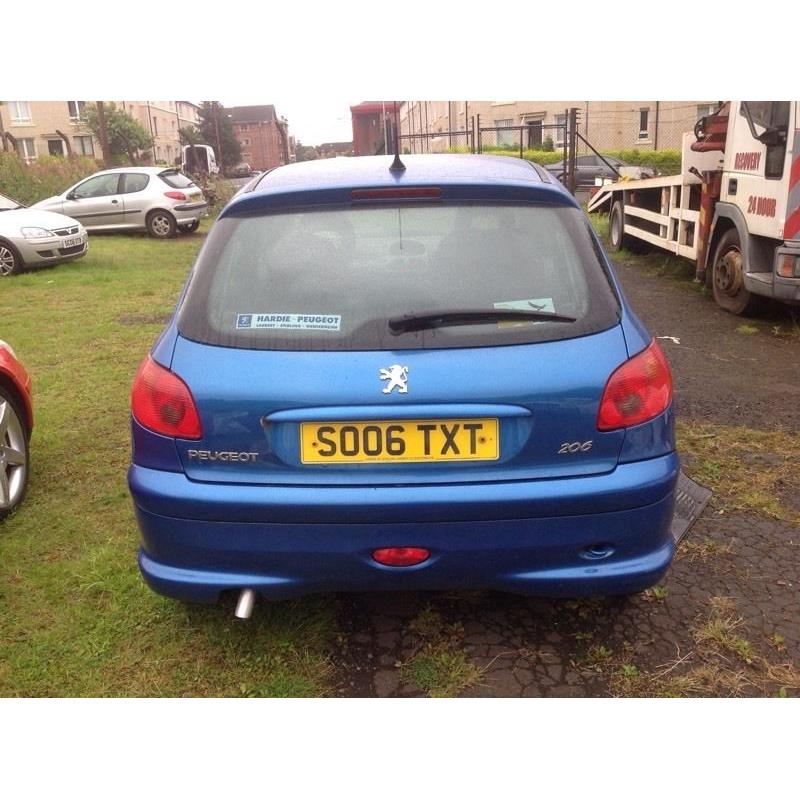 REALLY NICE 2006 PUG 206 for parts ???