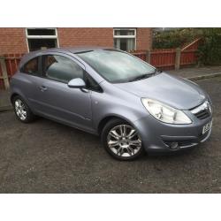 2007 VAUXHALL CORSA 1.3 CDTI DESIGN (ALLOYS FOGS HALF LEATHER) FULL YRS MOT MAY PART EXCHANGE