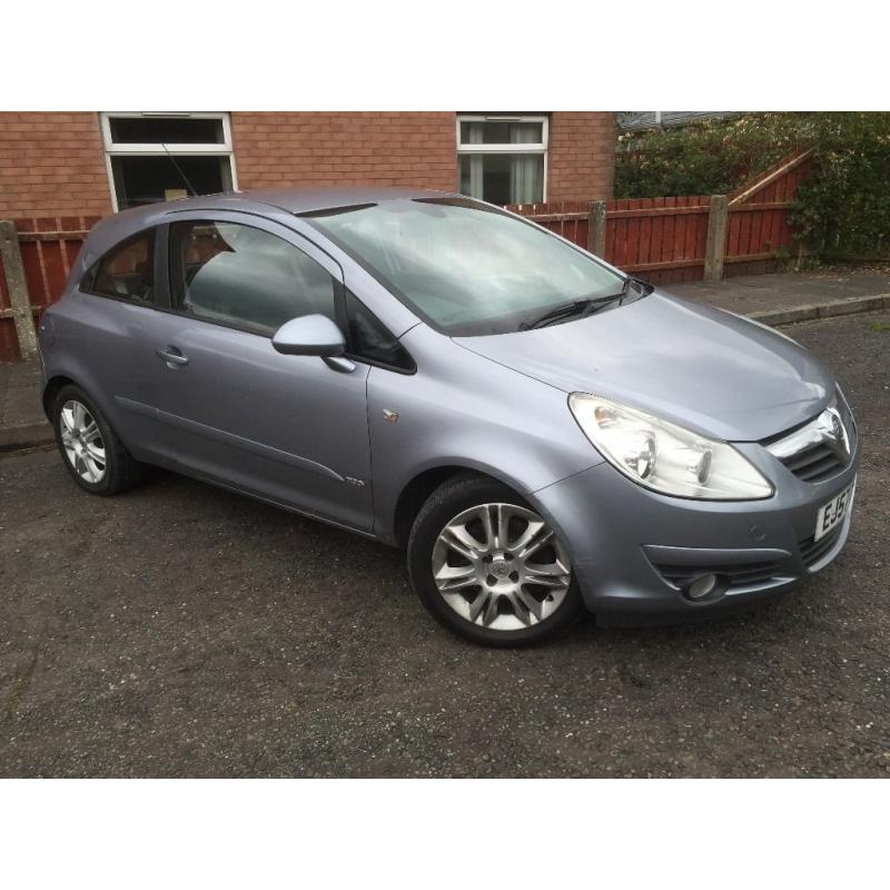 2007 VAUXHALL CORSA 1.3 CDTI DESIGN (ALLOYS FOGS HALF LEATHER) FULL YRS MOT MAY PART EXCHANGE