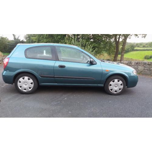 03 Nissan Almera 1.5s **MOT 09/04/2017***Only 78k Miles***