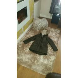 Girls winter coat ex condition Age 8/9 years