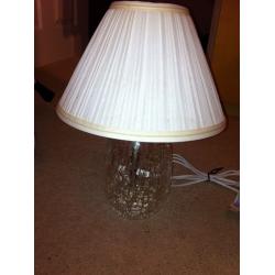 Crackle glass base lamp - beautiful looking