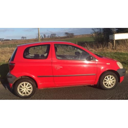 CHEAP TOYOTA YARIS 1.0L (2001) 3 door year mot low miles