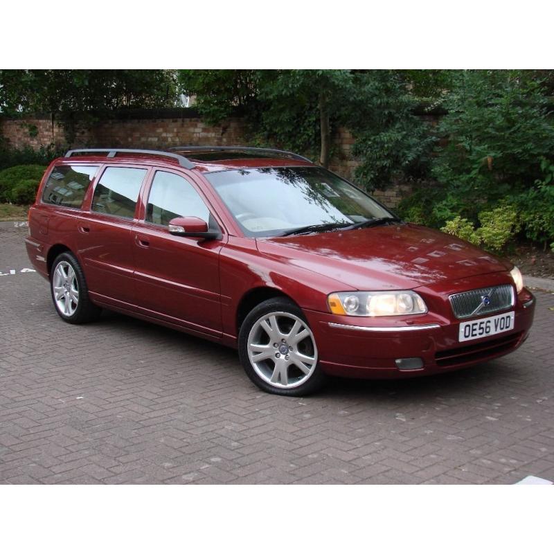 EXCELLENT EXAMPLE!! 2007 VOLVO V70 2.4 SE 170 BHP 5dr AUTO ESTATE 1 YEAR MOT, FULL LEATHER, WARRANTY
